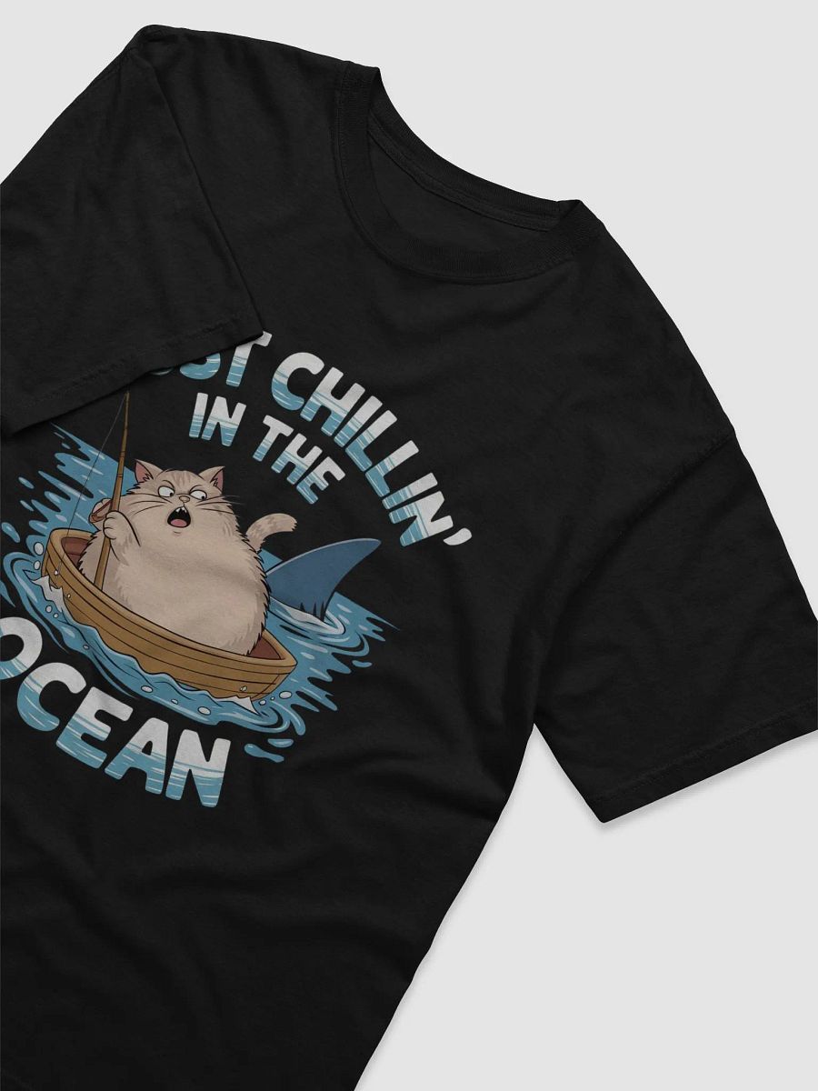 Ocean Chill Cat Comfort Colors Heavyweight T-Shirt product image (3)