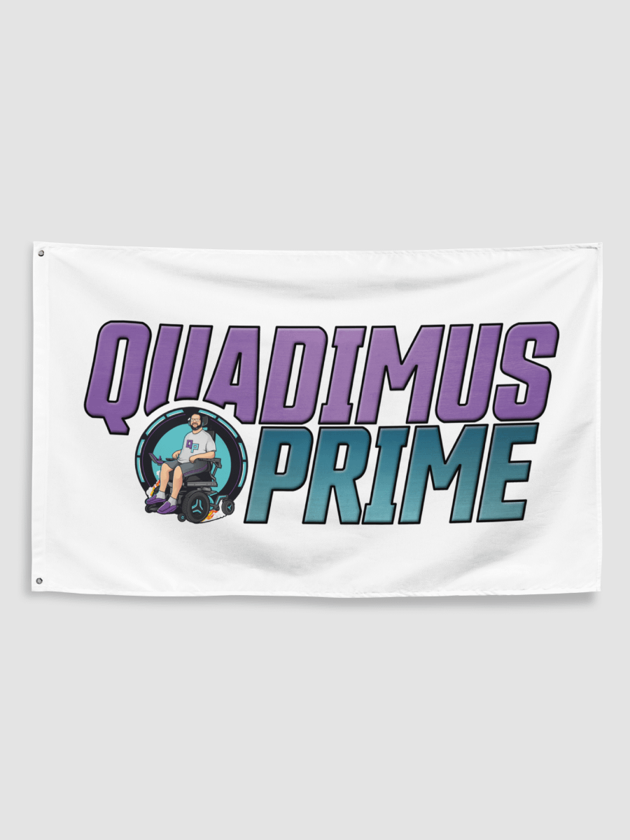 White QUADimus Prime flag product image (4)