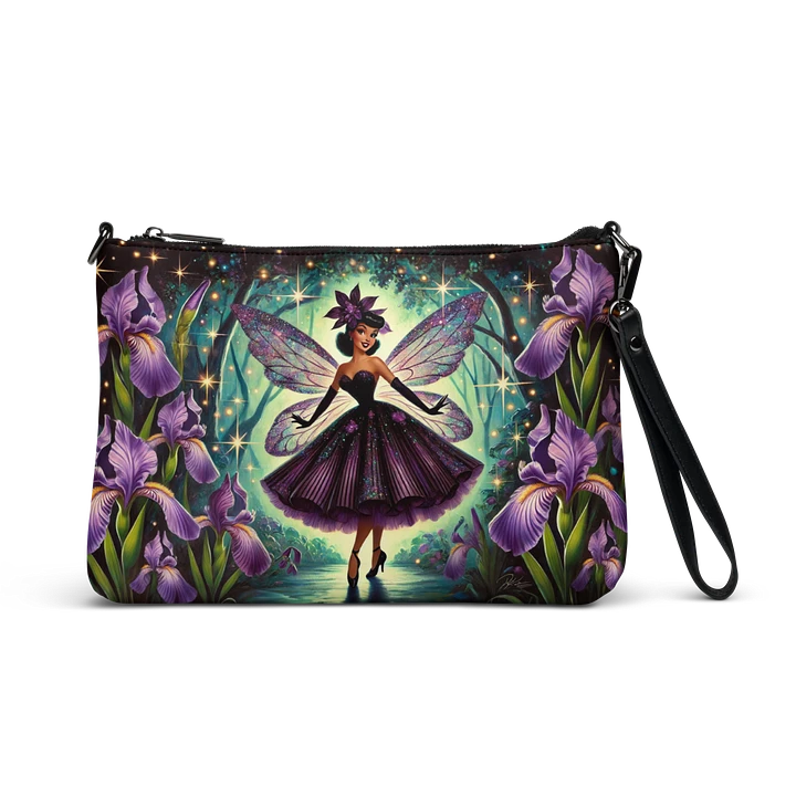 Enchanted Purple Iris Fairy Crossbody Bag - Fairytale Purse product image (1)