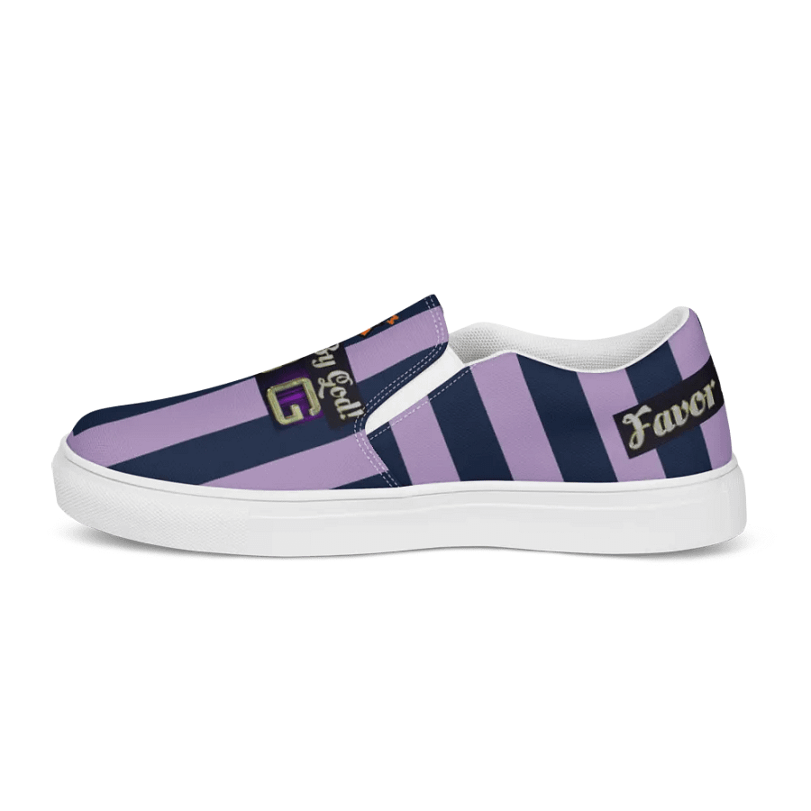 BBG Purple Striped Men's Slip Ons product image (4)
