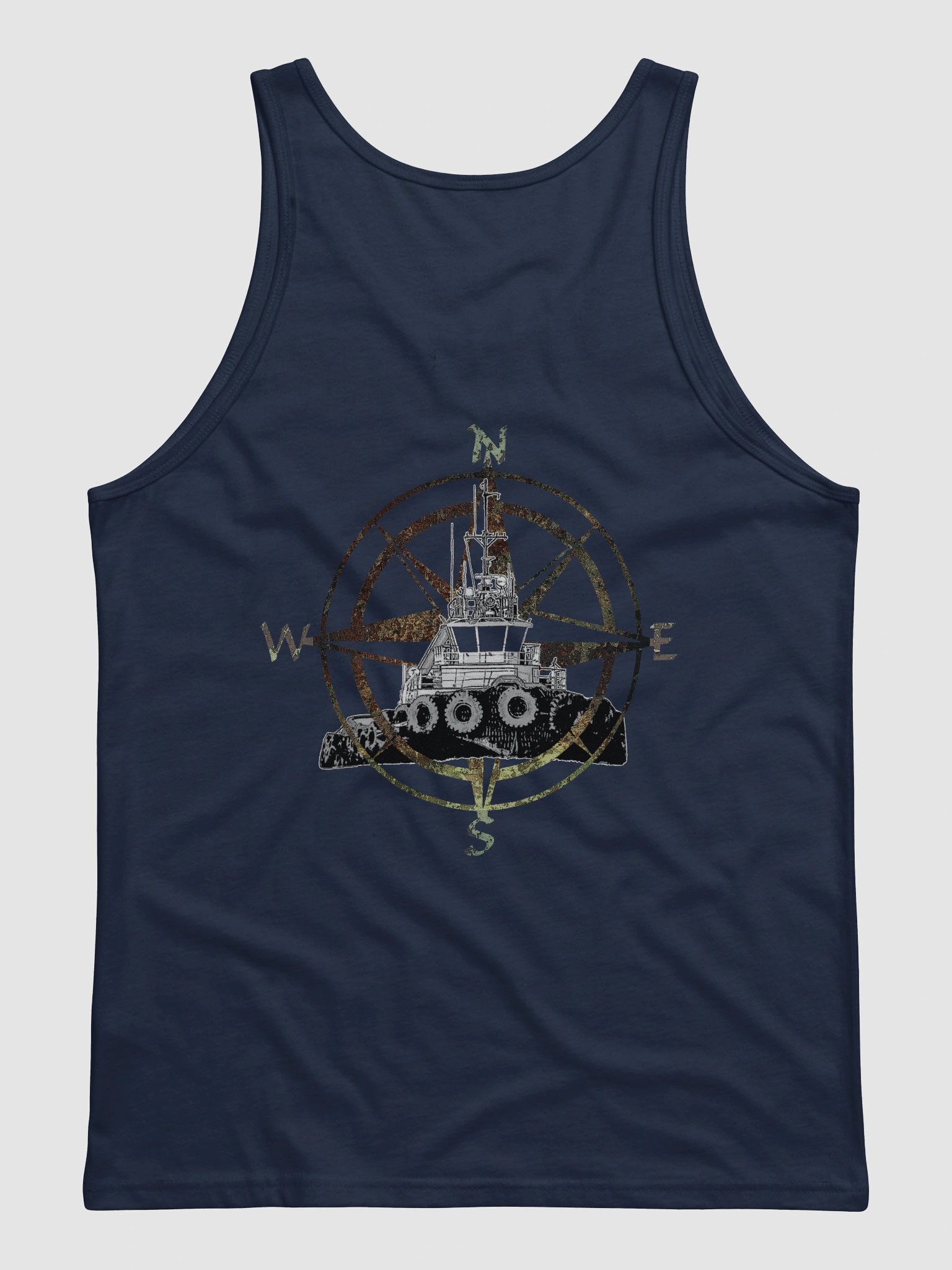 Compass Rose & Marshall Foss – Coastal Workwear | Twin Anchor Apparel PNW Mooring Line Tank product image (1)