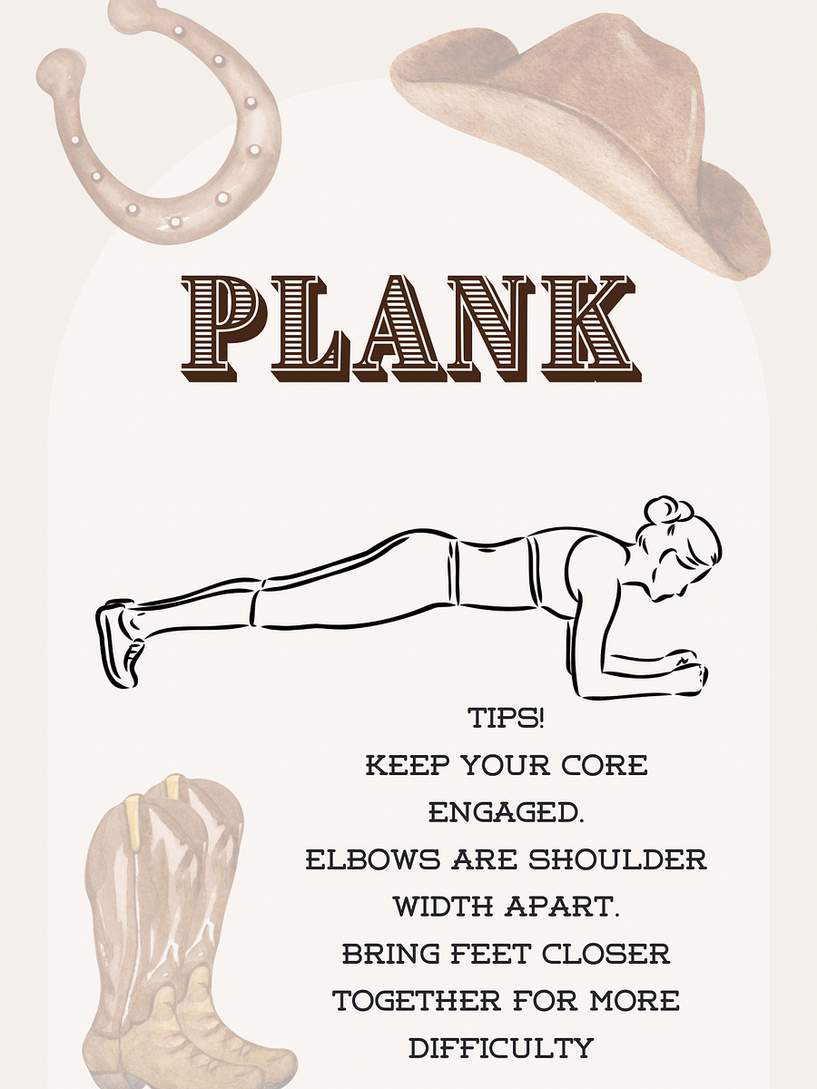 The Workout Rodeo printable PDF file DOWNLOAD Canva link product image (5)