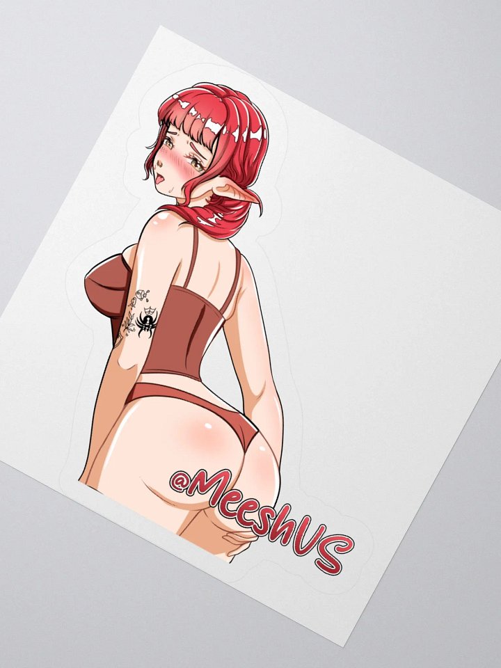 MeeshVS Elf Girl Sticker (Red Hair) product image (2)