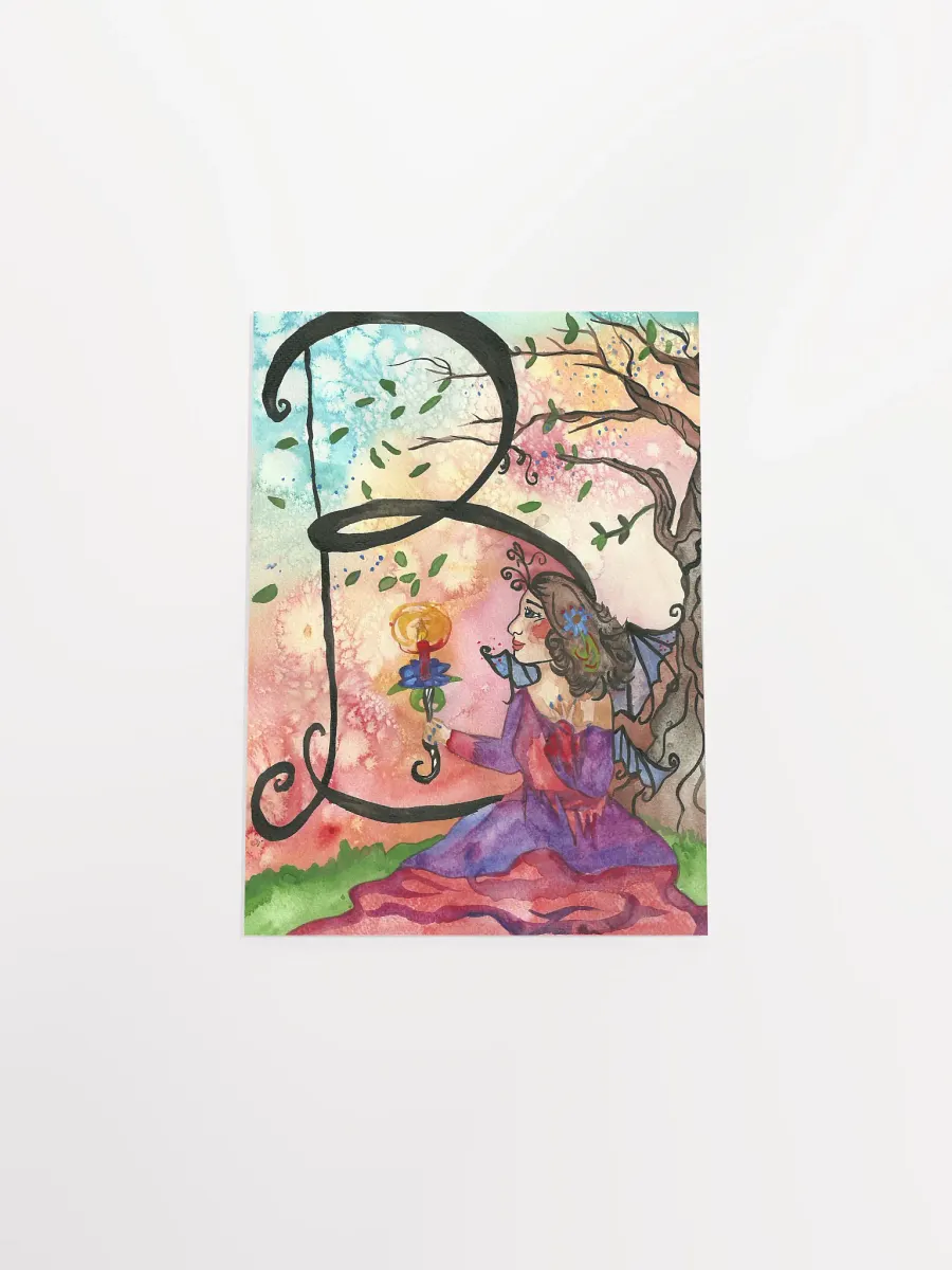 Fairy Alphabets - Letter B Art Print product image (16)