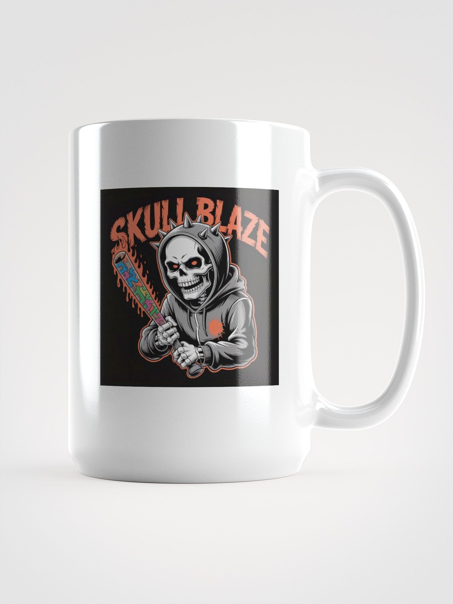 Skull Blaze Heat-Resistant Mug product image (2)