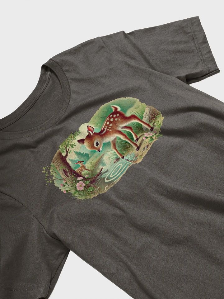 Peaceful Fawn Meadow Pond Supersoft T-Shirt product image (1)