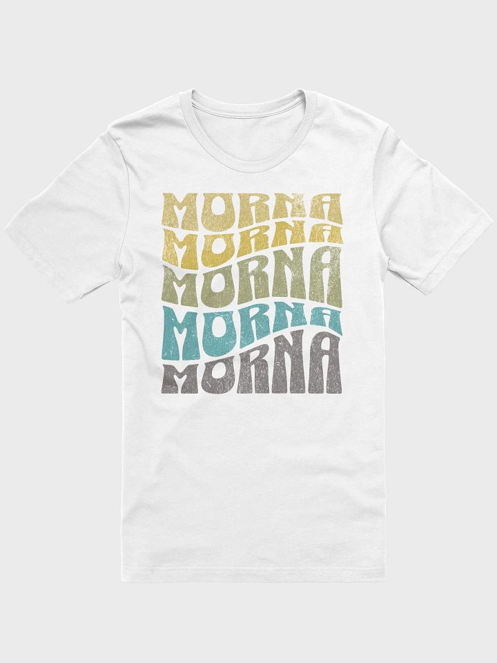 Morna Retro olive colors white shirt product image (2)