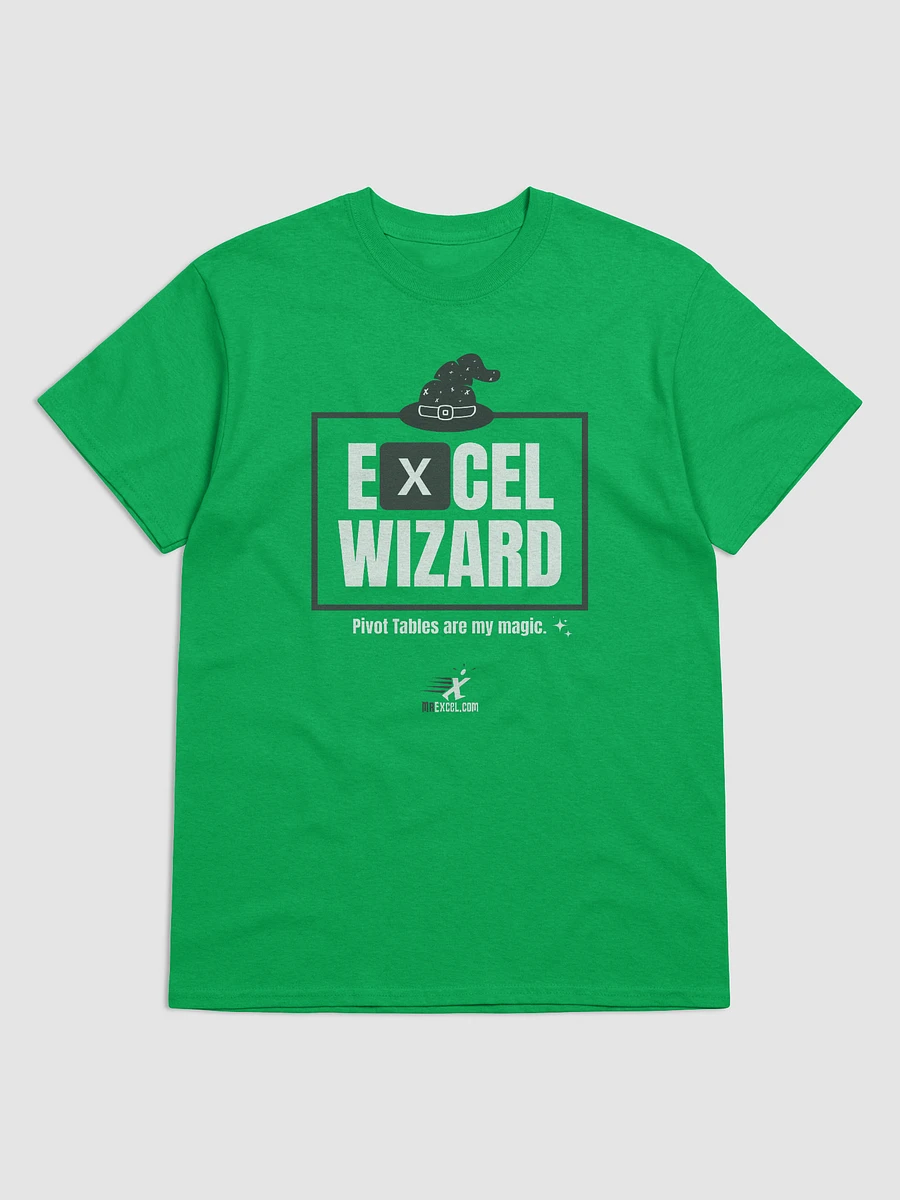 Excel Wizard - Green T-shirt product image (2)