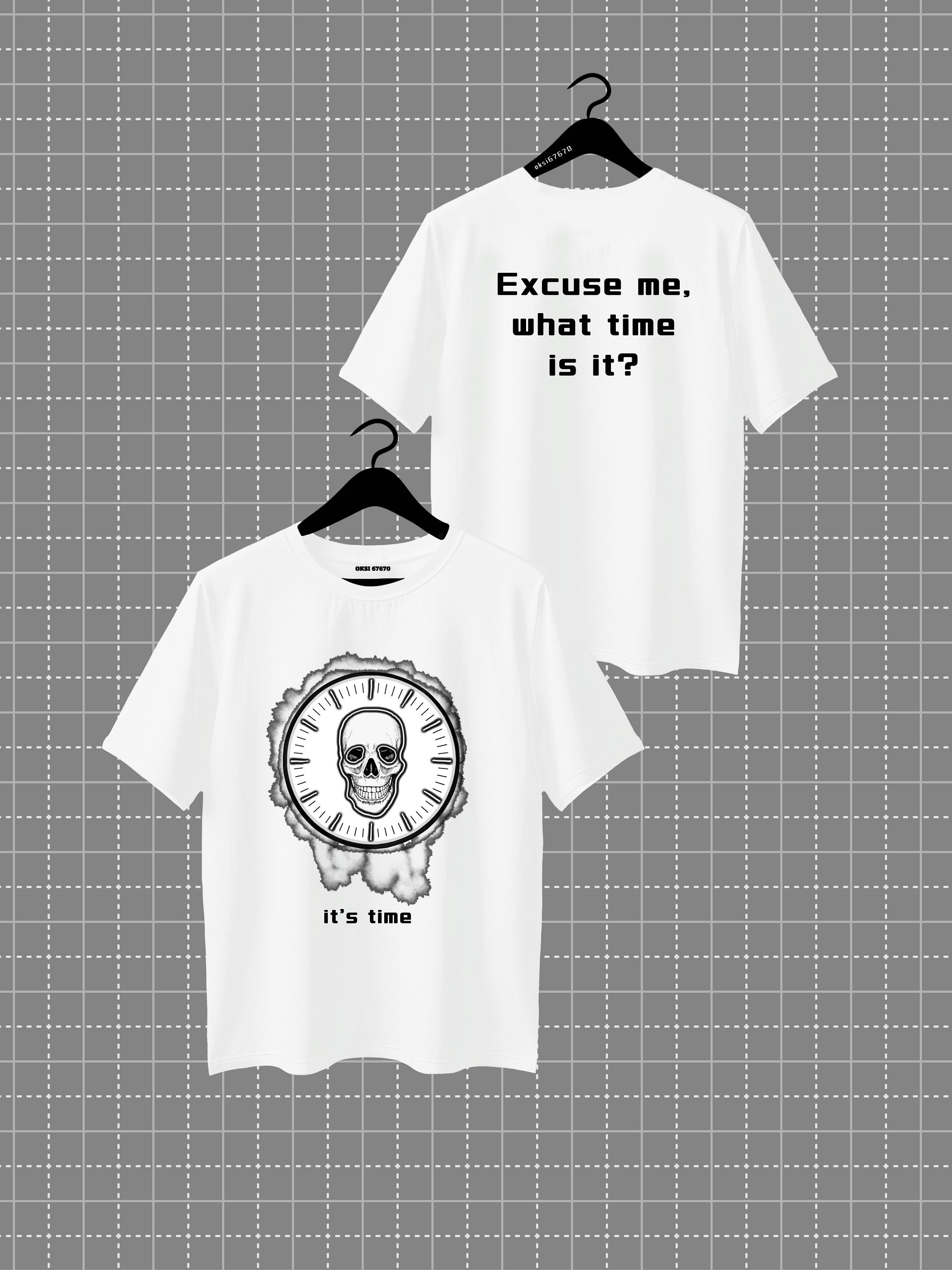 Skull Time Unisex Premium T-Shirt product image (1)
