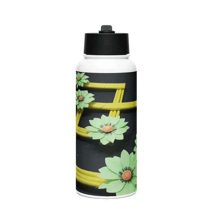 Sunflower Symphony Stainless Steel Water Bottle product image (1)