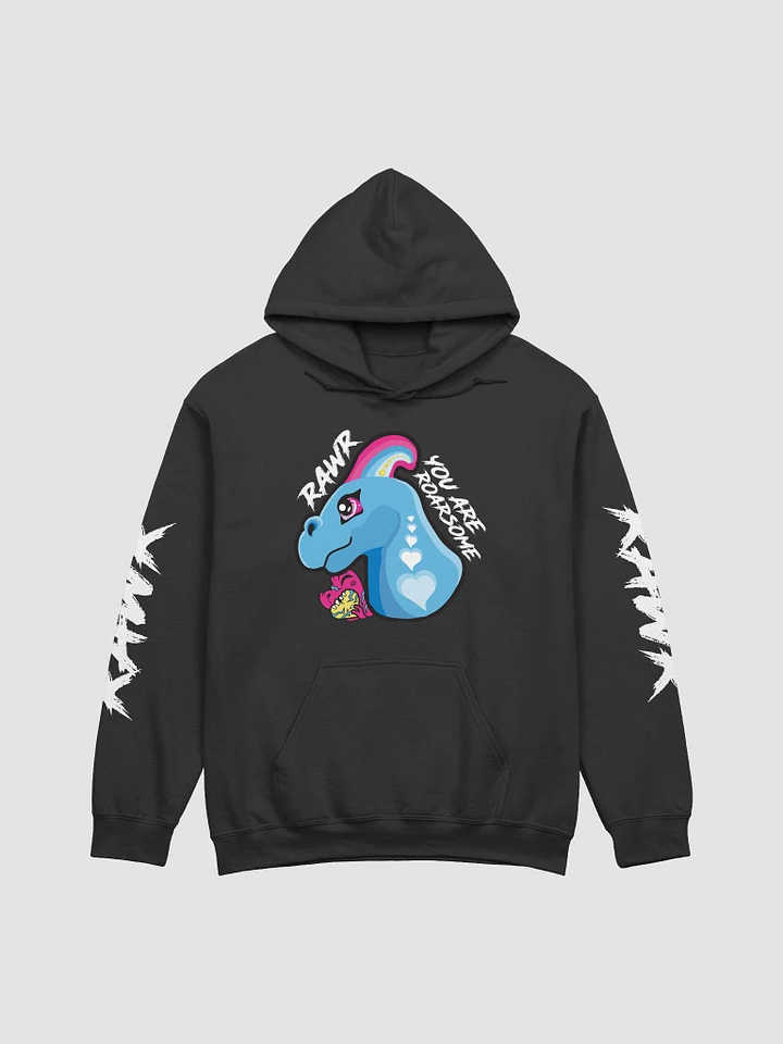 ROARSOME Pansexual Parasaur Full Length Hoodie (Dark) product image (1)