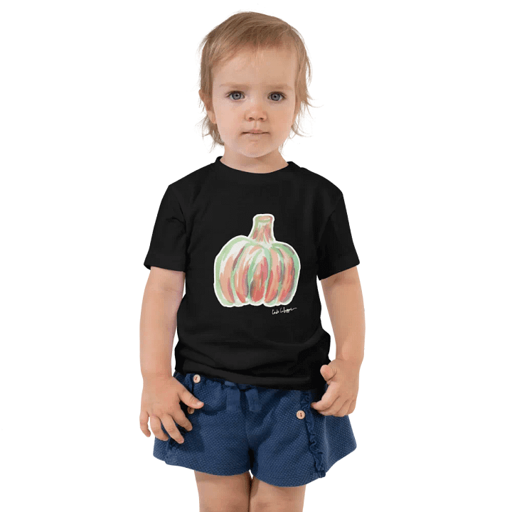 Watercolor Pumpkin Bella+Canvas Toddler T-Shirt product image (1)