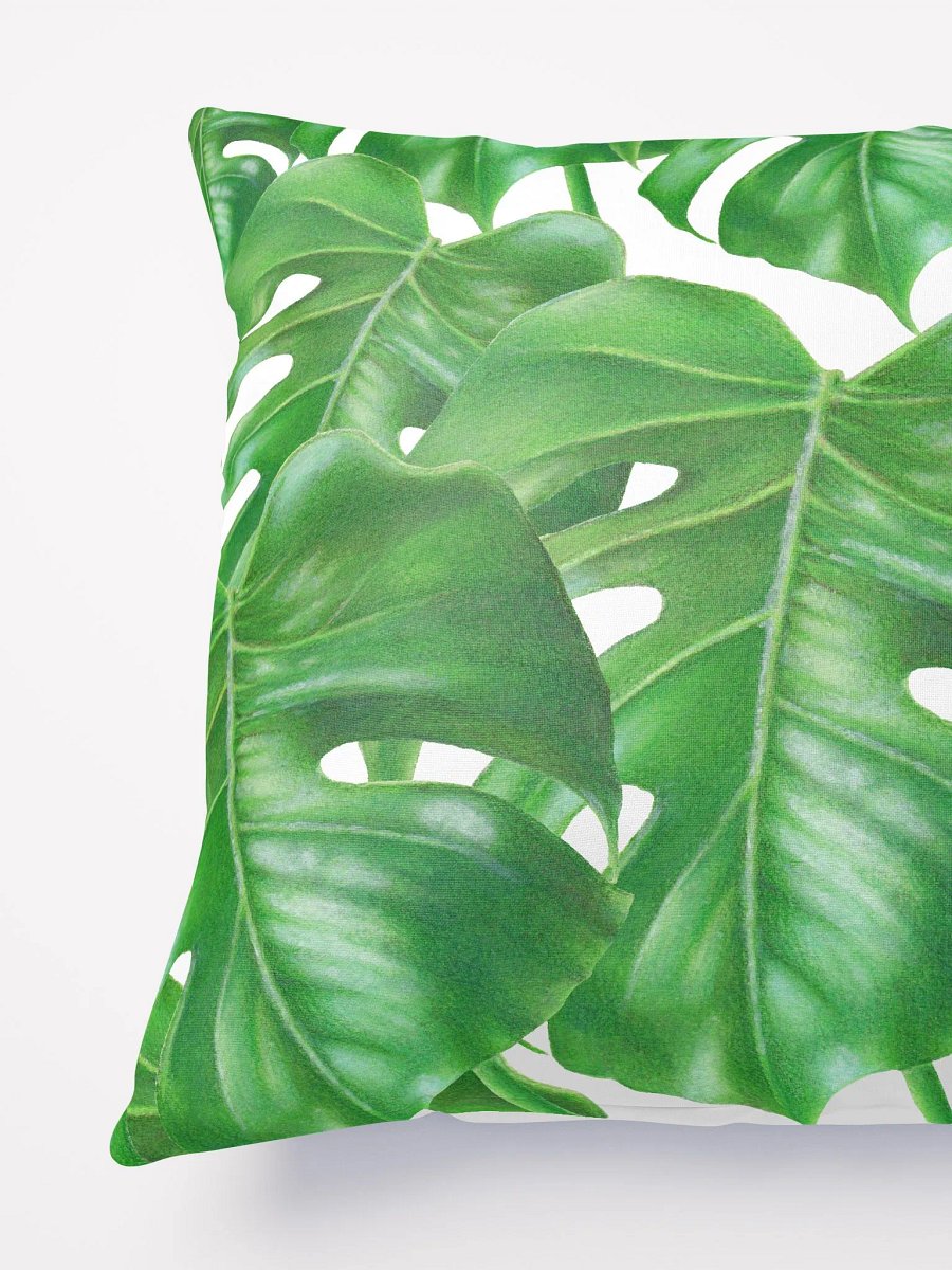 Monstera leaves pillow product image (3)