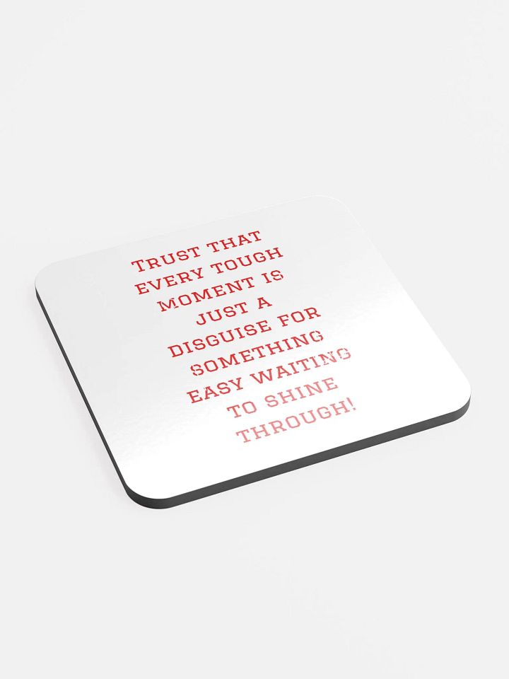 Shine Through Cork Coaster product image (2)