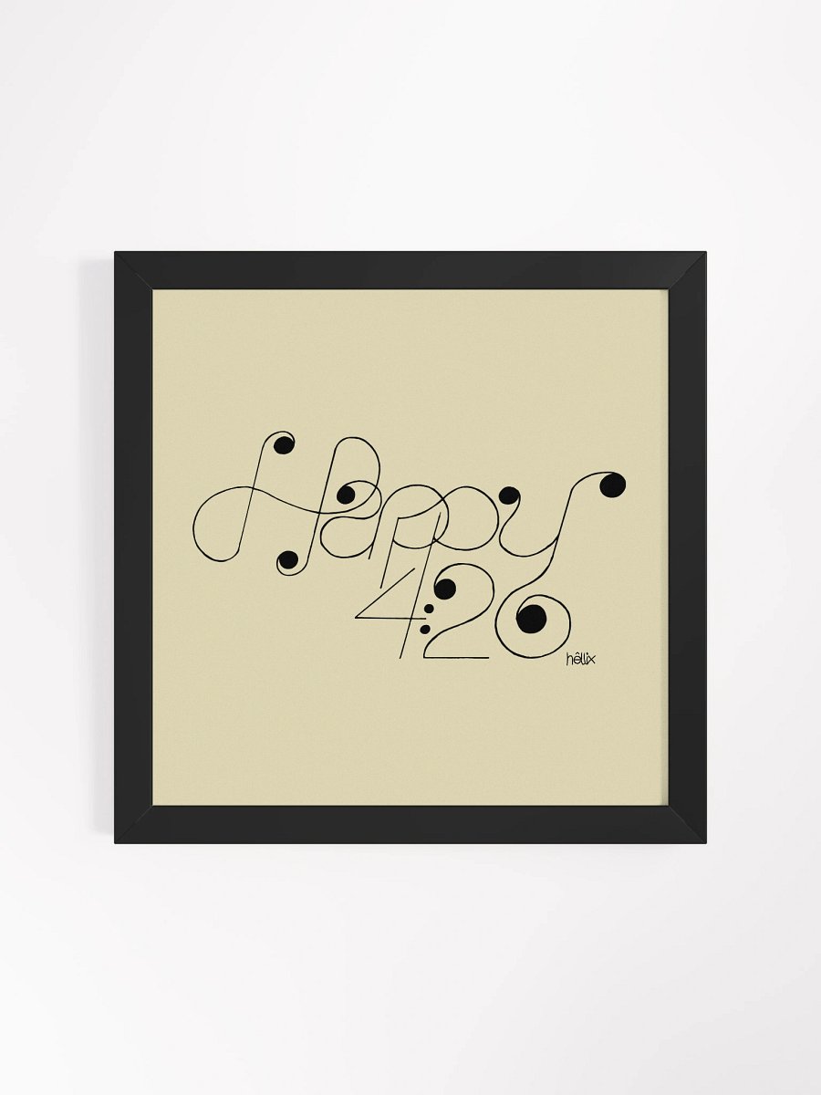 Happy 420 - White 12" product image (1)