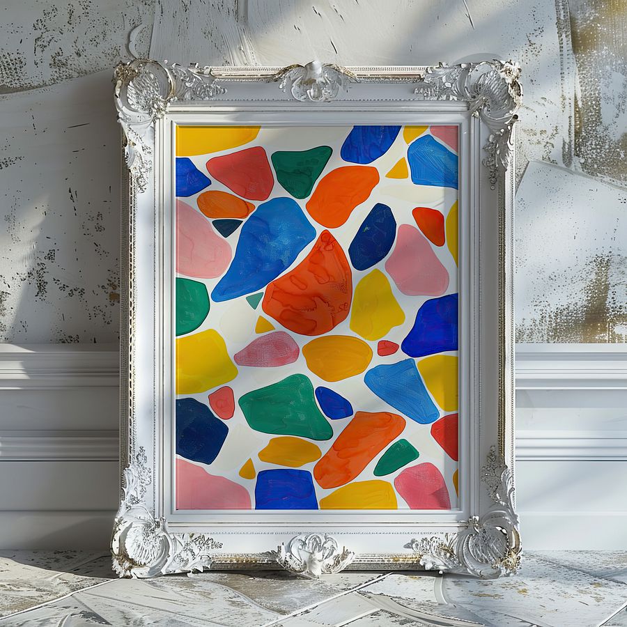 Maximalist Abstract Gallery Wall Set of 9 DIGITAL Prints product image (9)