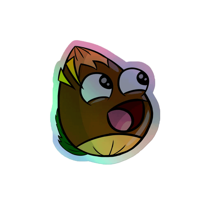 Holo Poggie Sticker product image (2)