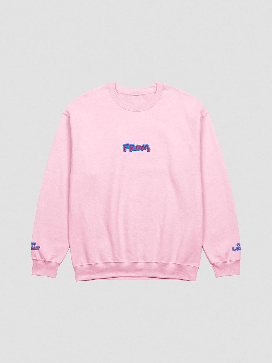my left from my right embroidered crewneck (BUBBLEGUM DESIGN) product image (4)