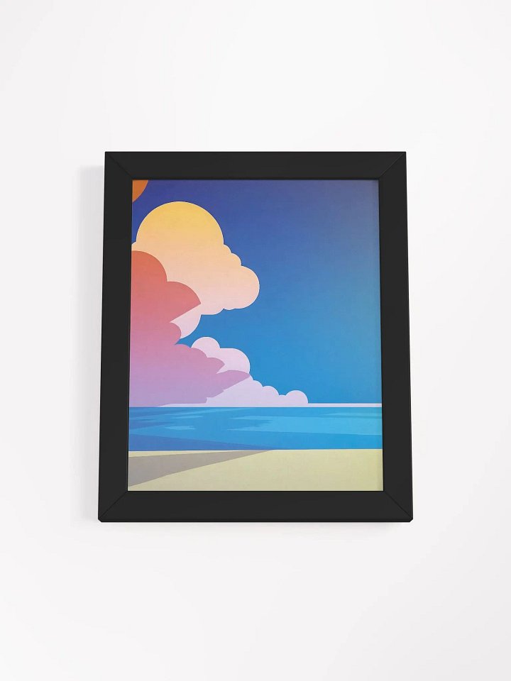 Framed Poster of Big Clouds product image (1)