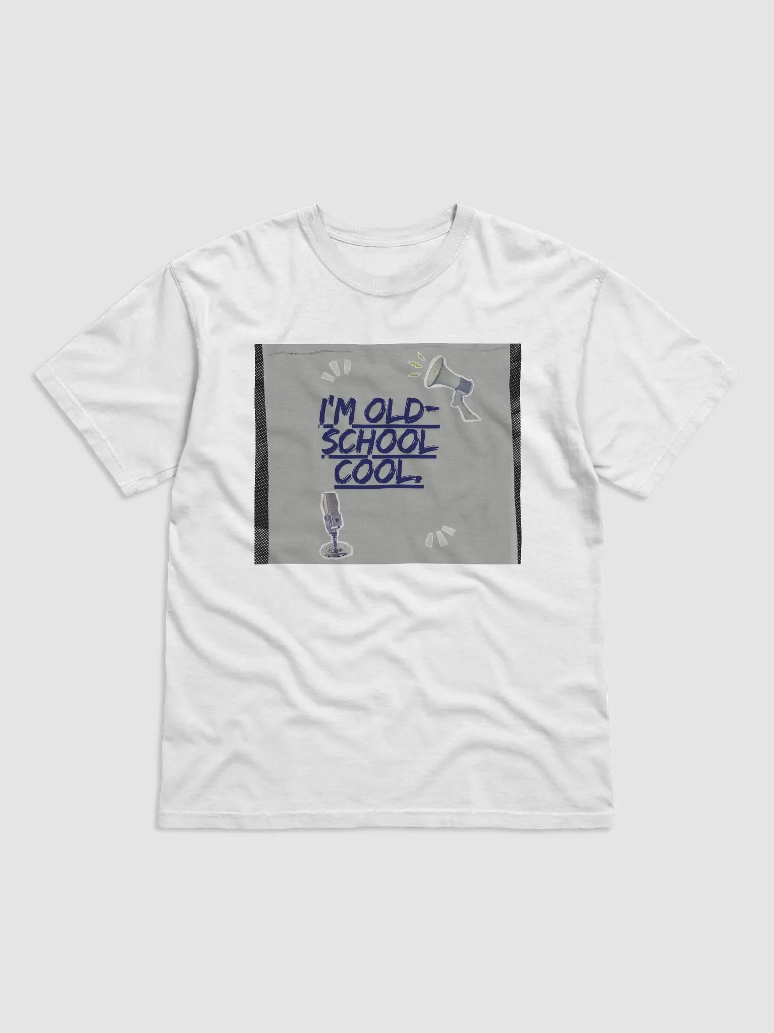 Old School Cool Retro Microphone T-Shirt product image (1)