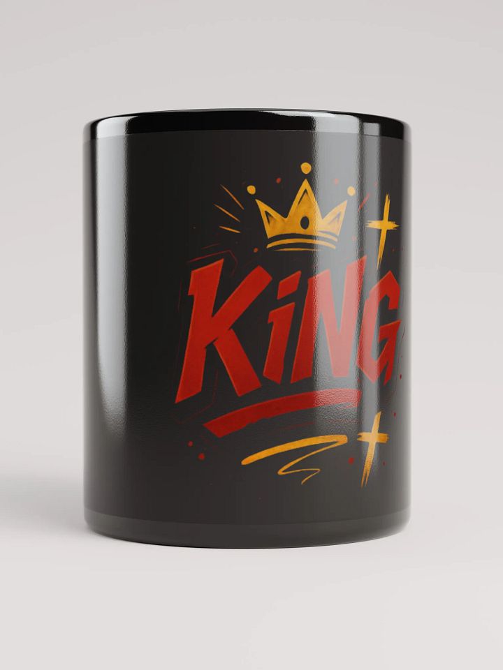 KING Energy Black Glossy Mug | Rule Every Morning product image (1)