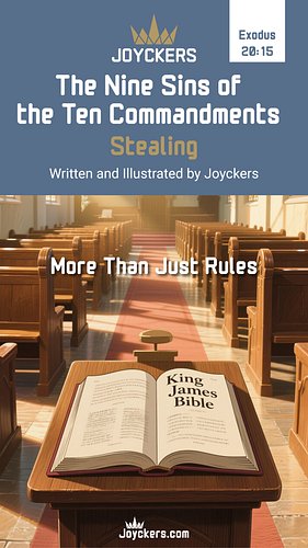 The Nine Sins of the Ten Commandments: Stealing | Exodus 20:15 Explained #Joyckers

In this video, we explore one of the Ten ...