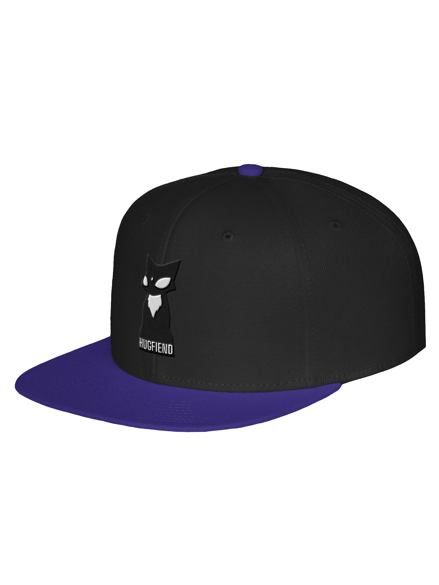 Minimalist Ube Flat Snapback Cap product image (17)