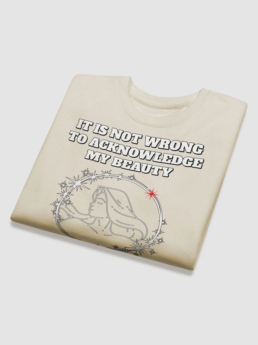 It Is Not Wrong To Acknowledge My Beauty - Funny Sweatshirt product image (28)