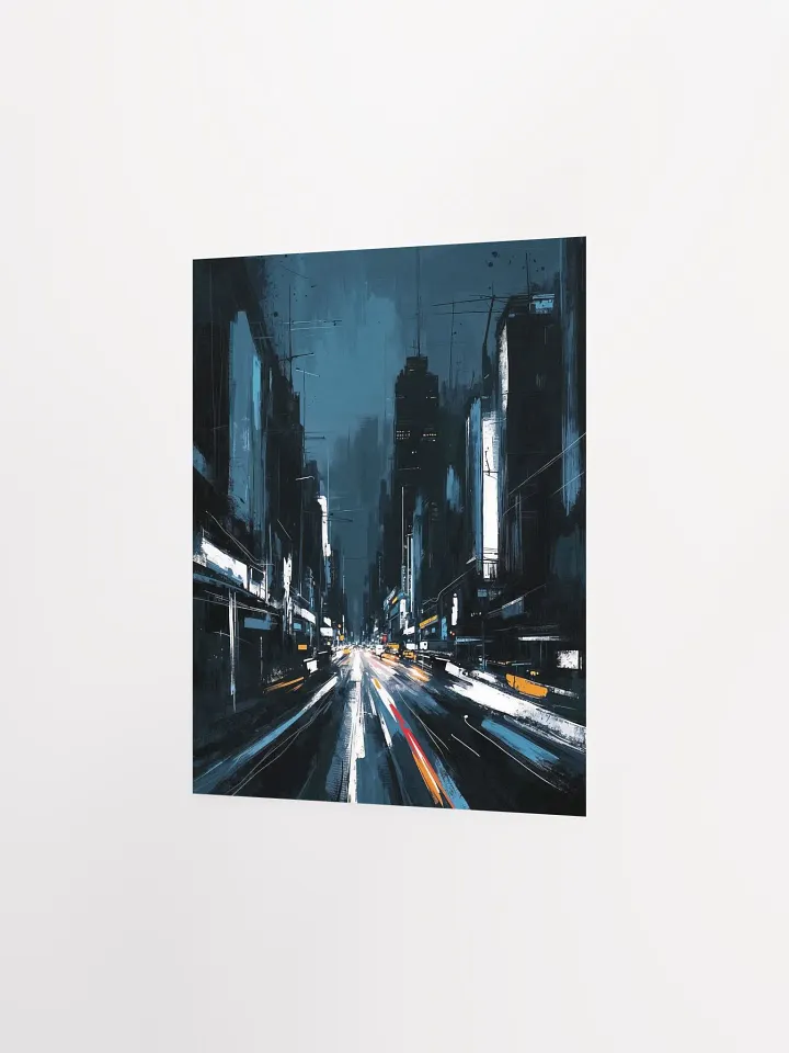 Abstract Cityscape Matte Poster product image (14)