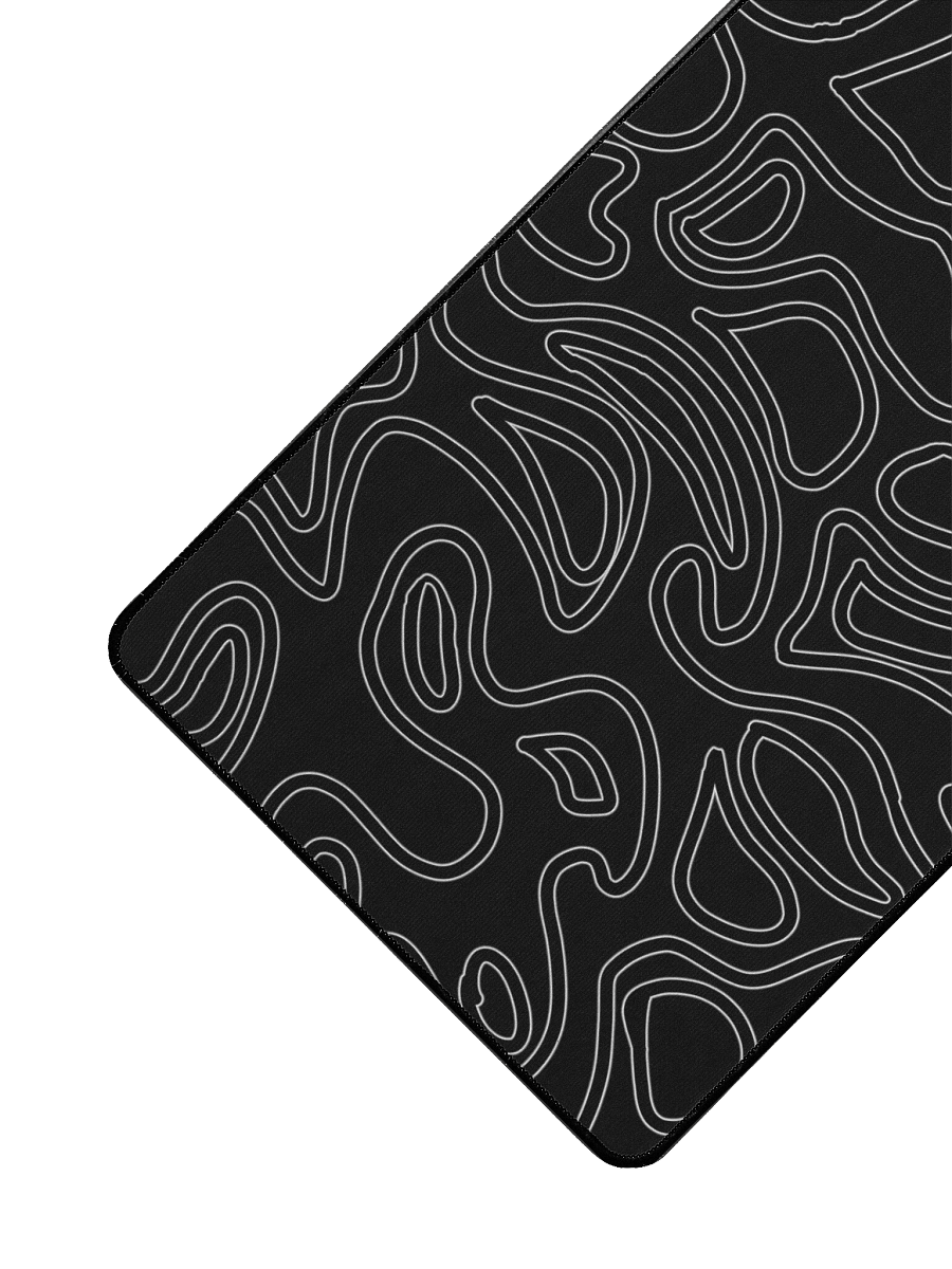 Black Topo - Mouse Pads product image (3)