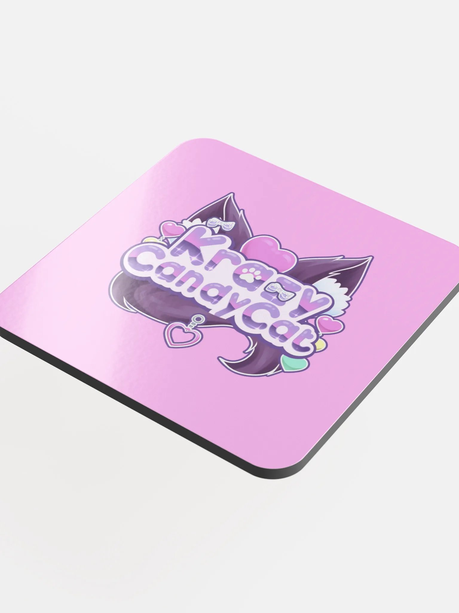 KrazyCandyCat Logo Coaster product image (4)
