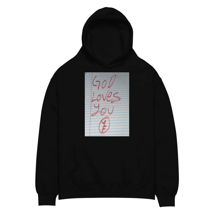 YF "GOD LOVES YOU" WRITTEN HOODIE product image (4)