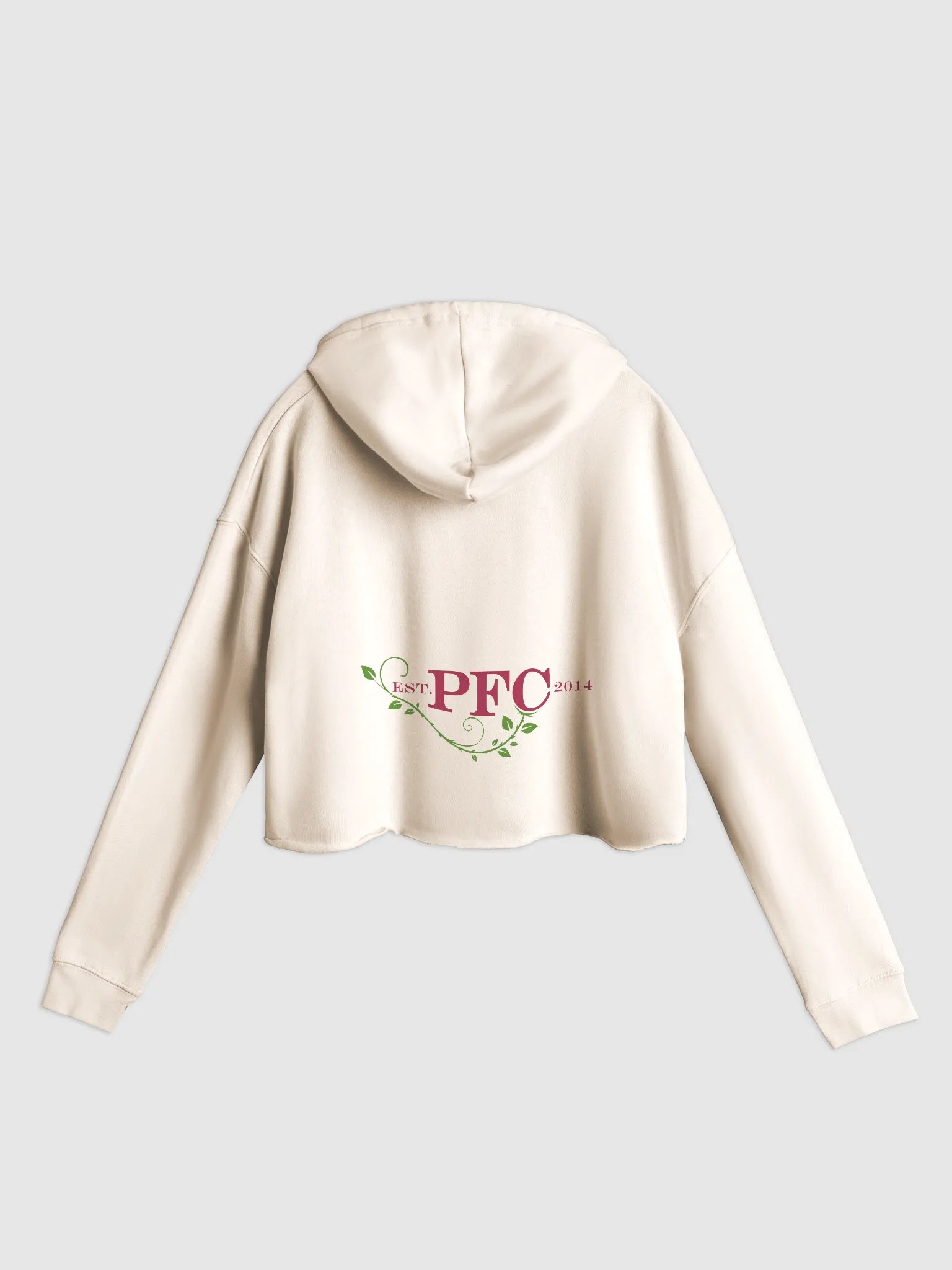 Rose Floral Cropped Hoodie product image (2)