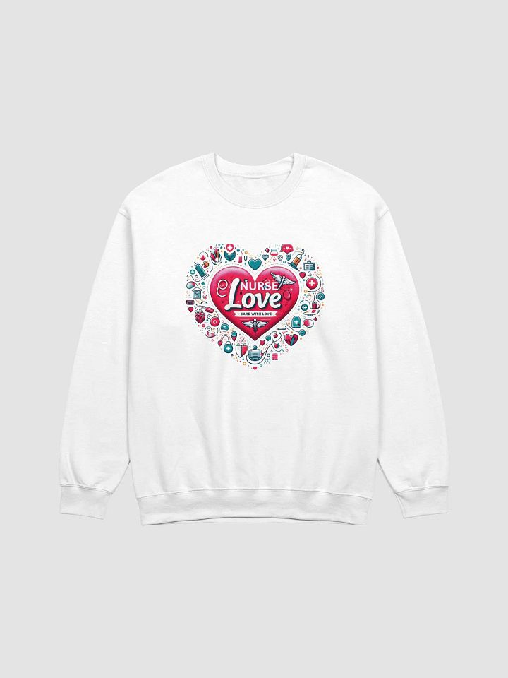 Nurse Love Heartbeat Crewneck product image (2)
