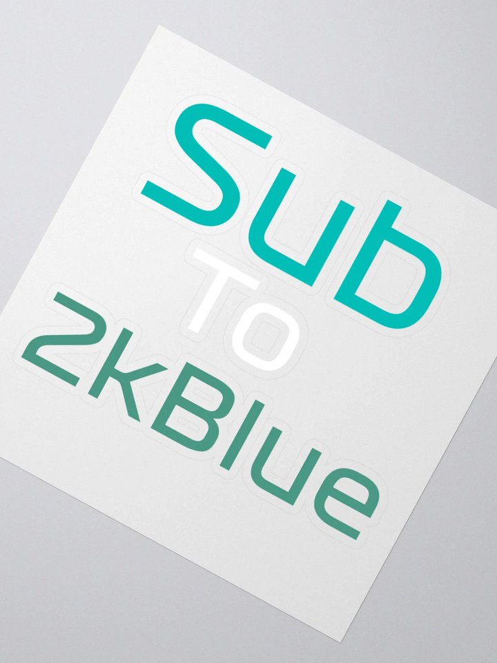 Sub To 2kBlue product image (2)