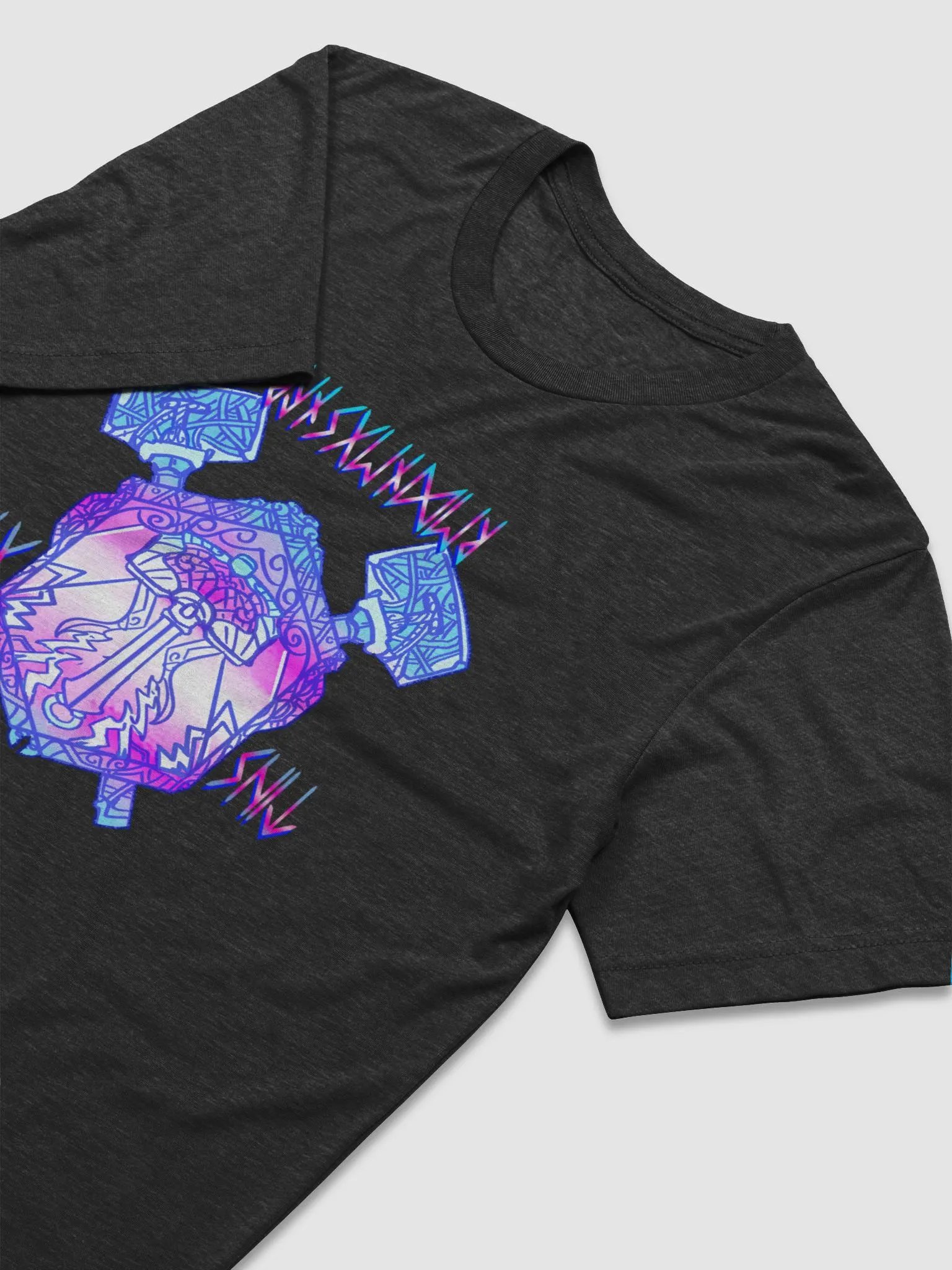 Viking Hammer Trans shirt. product image (3)