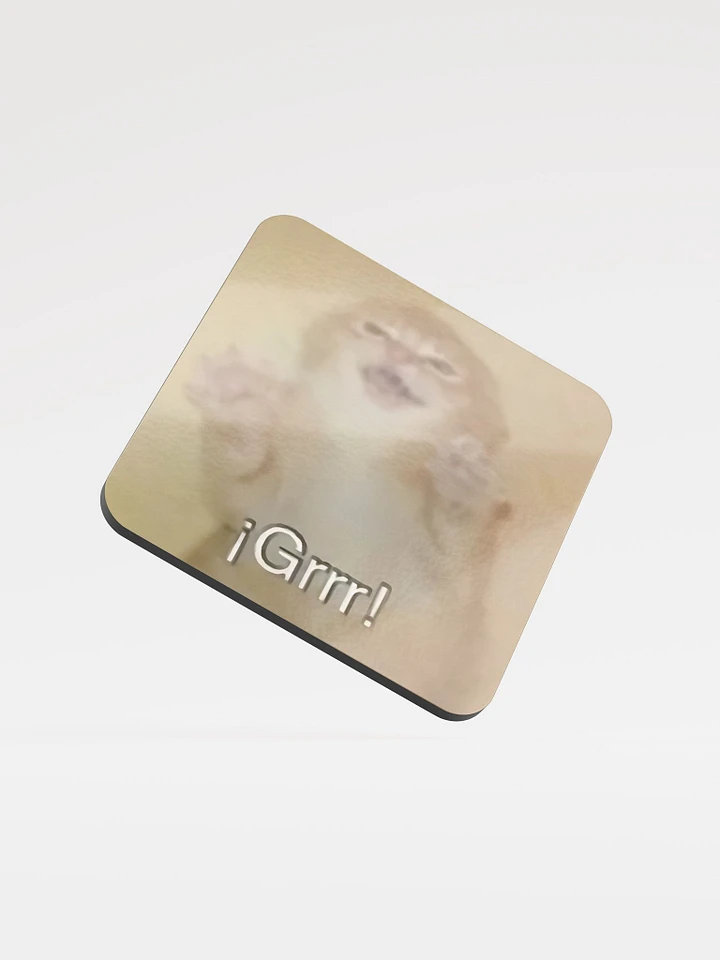 Glossed Cork Coaster: Meme Cats product image (1)