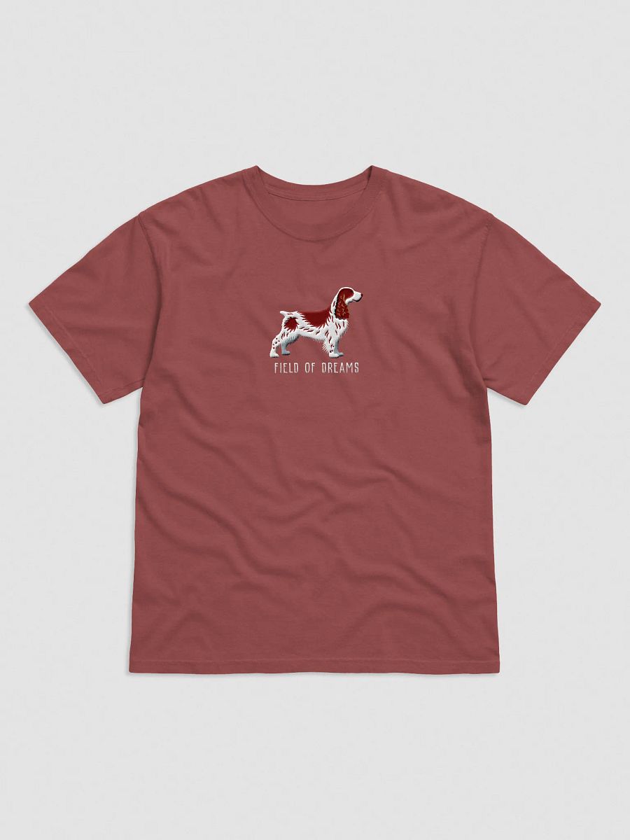 Field of Dreams T-Shirt(Embroidered) of a Field Spaniel(Liver & White) product image (9)