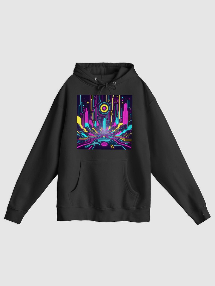 Neon Cityscape Premium Hoodie product image (1)