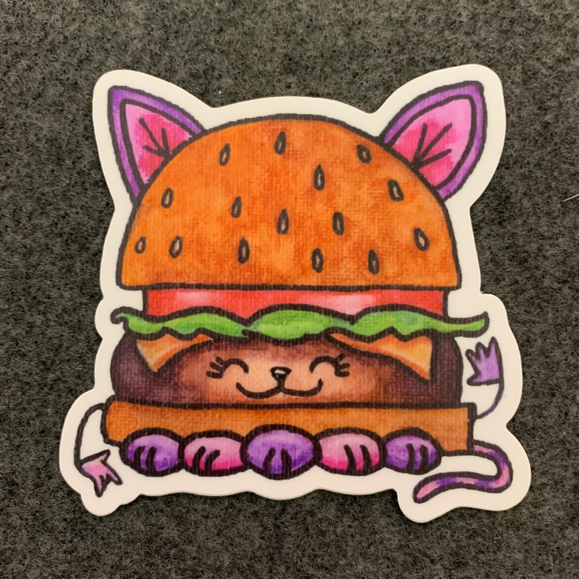 Catburger Sticker product image (1)