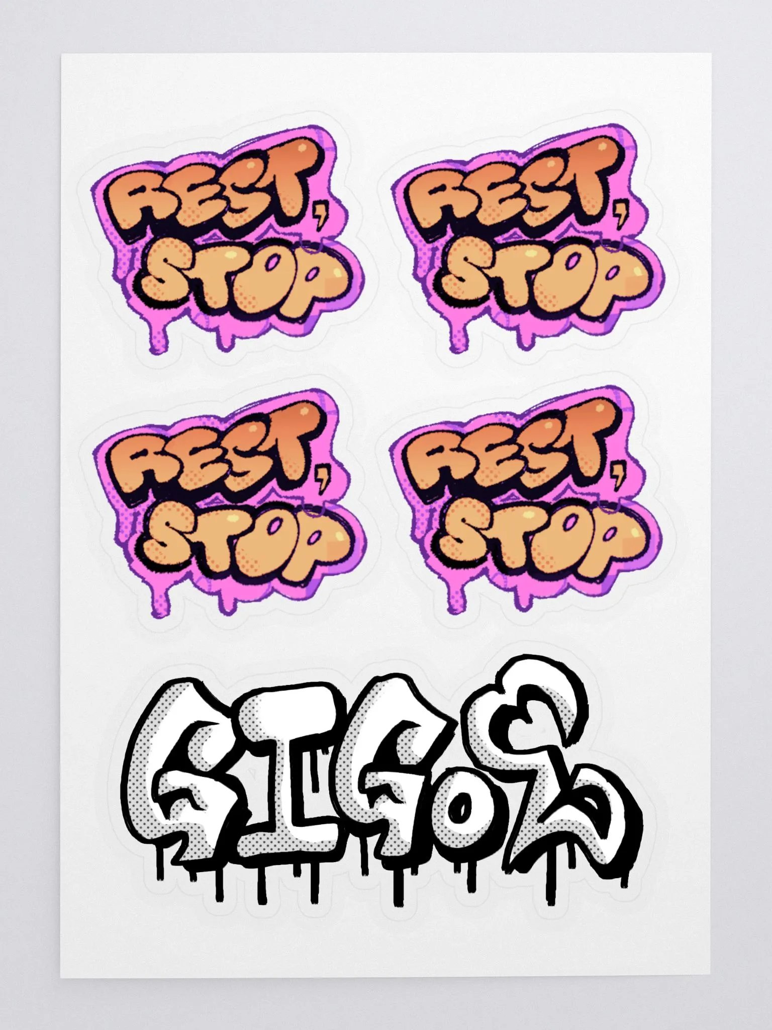 REST STOP 01: STICKER SHEET product image (3)
