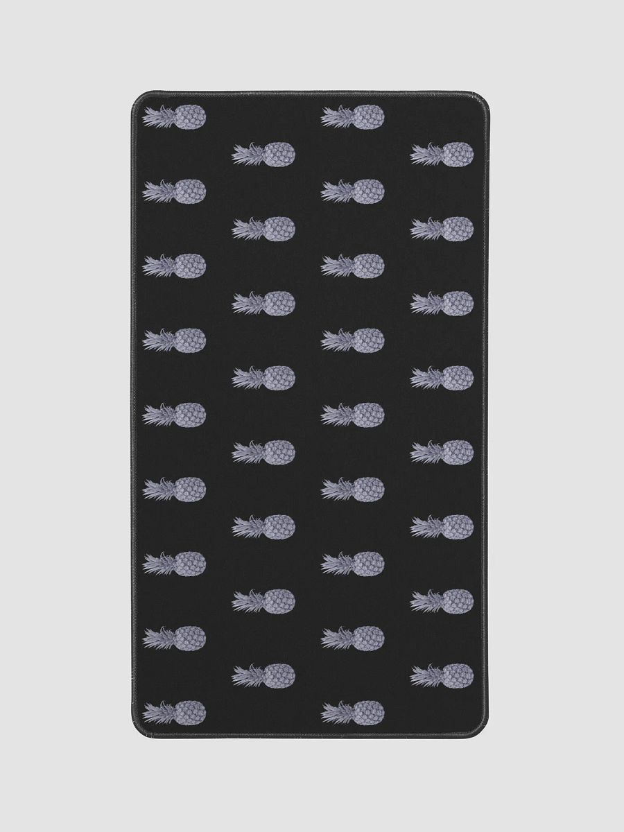 Monochrome Pineapple Desk Mat Black product image (2)