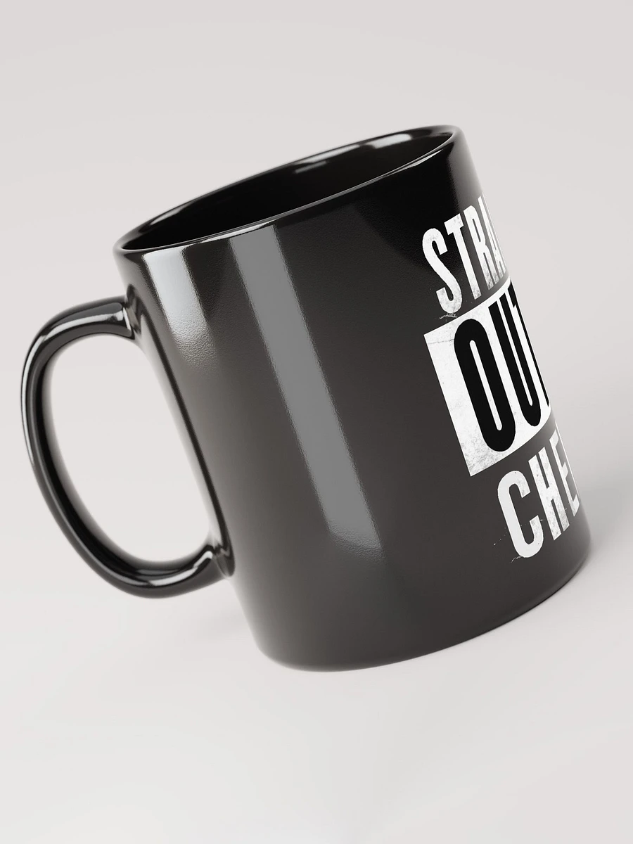 Straight Outta Cherno Black Glossy Mug product image (3)