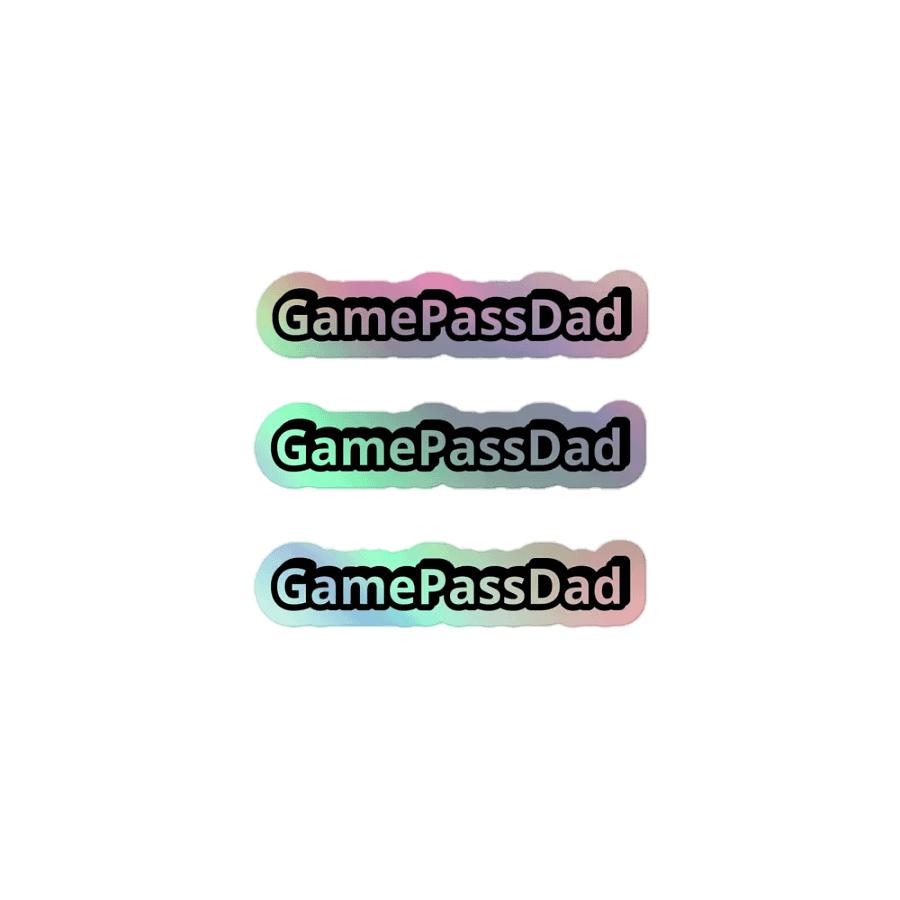 GamePassDad Holo Sticker (3pc) product image (2)
