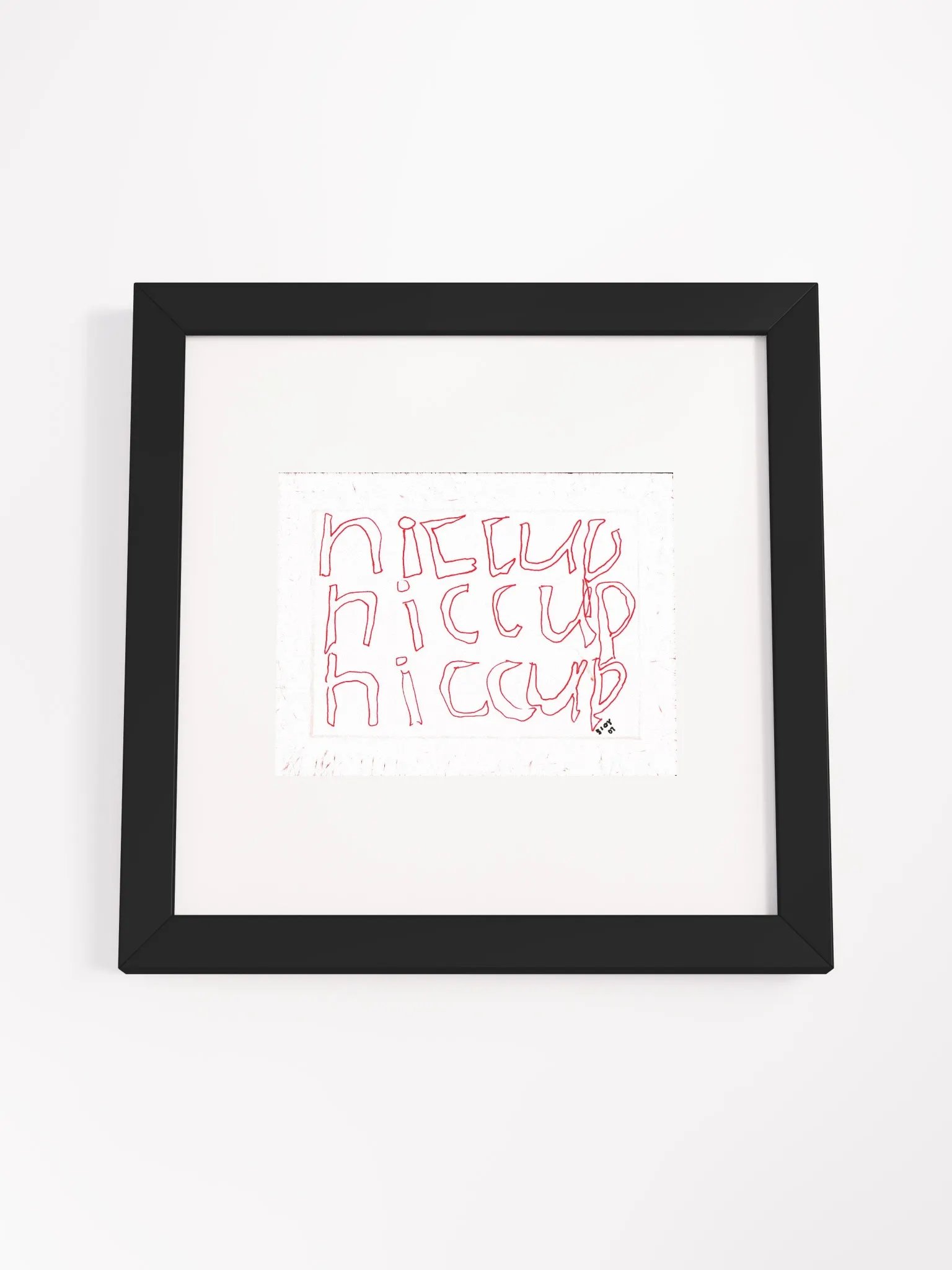hiccup Panel Card Print Framed product image (4)
