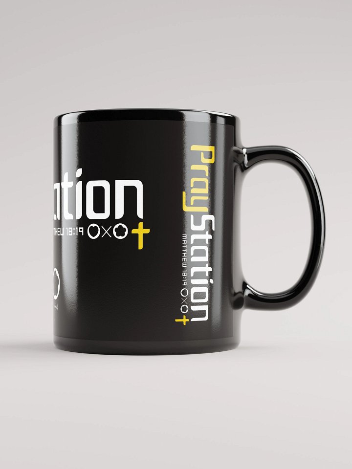 LXA PrayStation Mug - Black | Love X Aloha - Faith Collection | Premium Christian Merch product image (1)