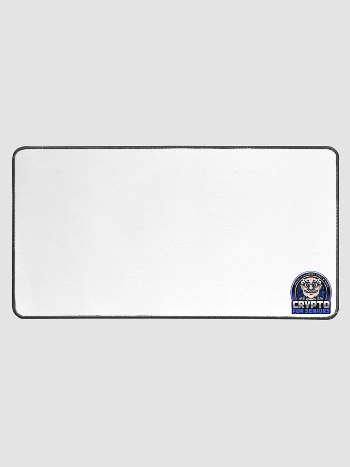 Crypto For Seniors Desk Blotter (New 3D Logo) product image (1)