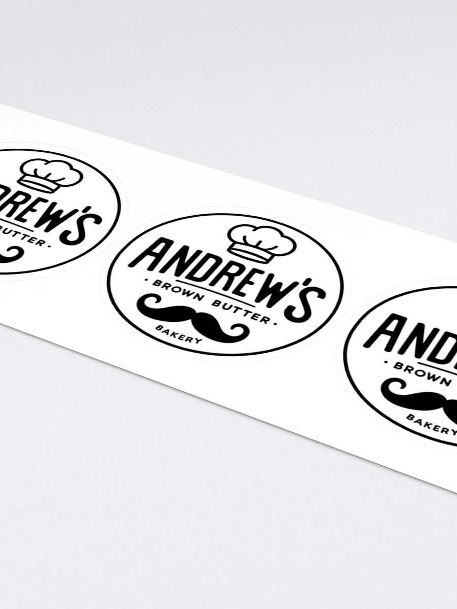 Andrew's Brown Butter Bakery Kiss Cut Stickers (Set of 5) product image (4)