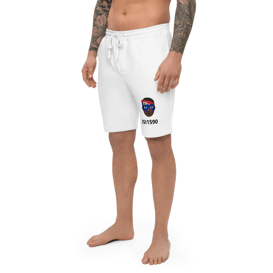 Haitian Flag Emoji Face Mask Short product image (2)