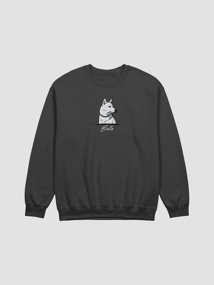 YOUR SIBERIAN HUSKY! / SWEATSHIRT WITH PERSONALIZED NAME / EMBROIDERED product image (2)